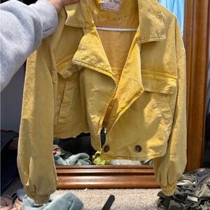 We The Free Mustard Jacket